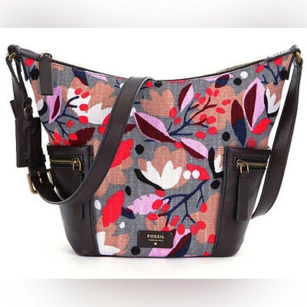 New Fossil Emerson Women's Small Hobo Crossbody Bags Variety Colors NWT